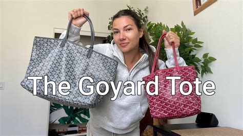 what is goyard bag made of|goyard bag size comparison.